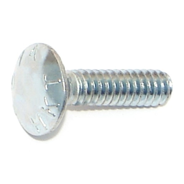 Midwest Fastener 3/16-24 x 3/4" Zinc Plated Grade 2 / A307 Steel Coarse Thread Carriage Bolts 100PK 01040